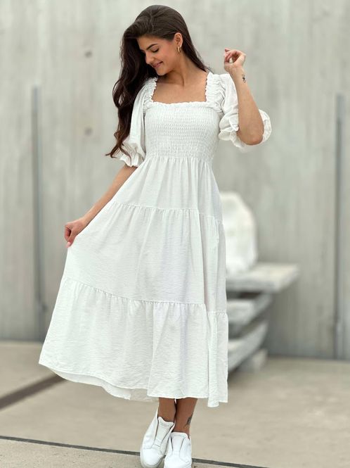 Hovedbilde TIRANA DRESS WHITE